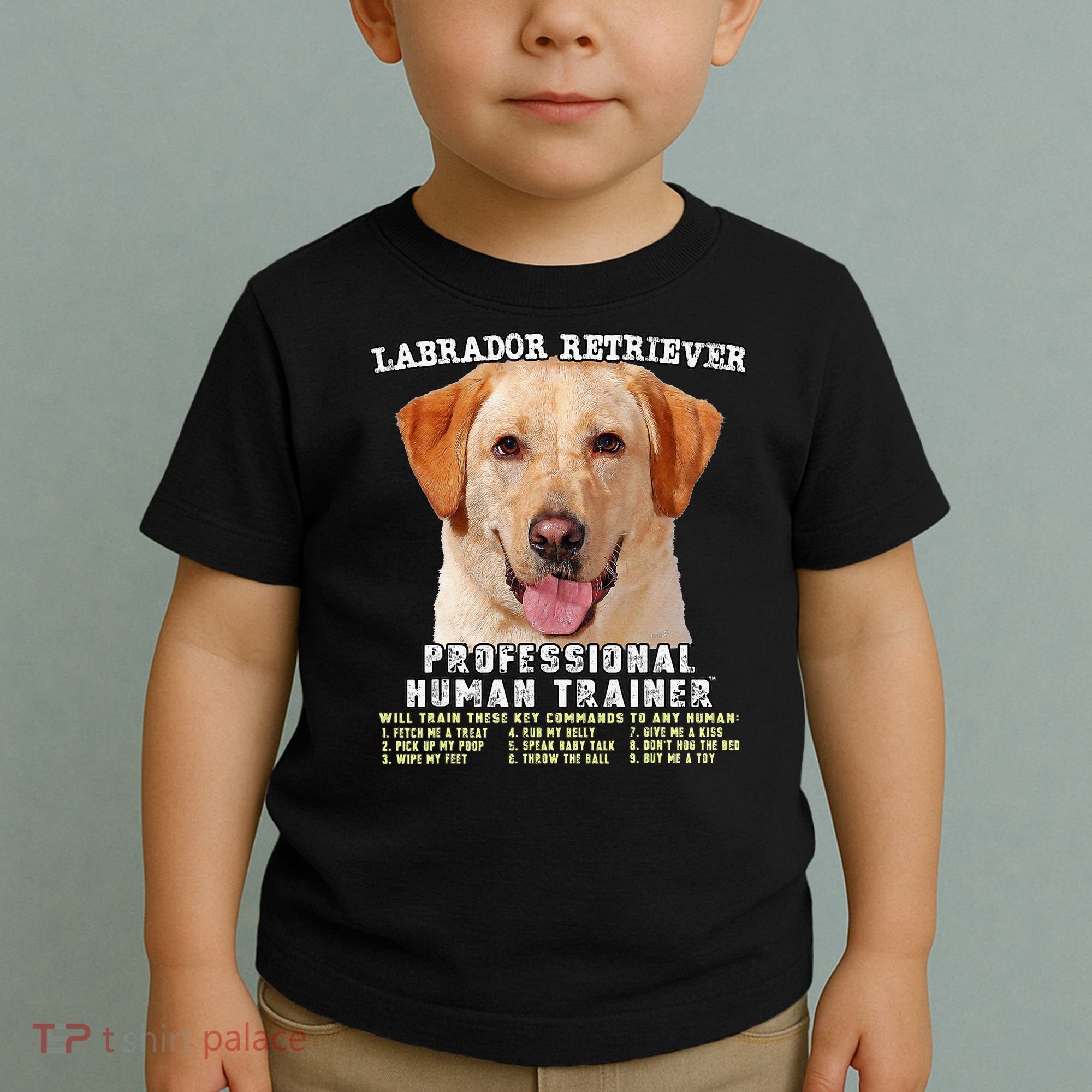 Labrador Retriever Yellow Lab Professional Human Trainer Toddler T-Shirt