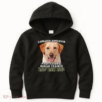 Labrador Retriever Yellow Lab Professional Human Trainer Kids Hoodie thumb 0