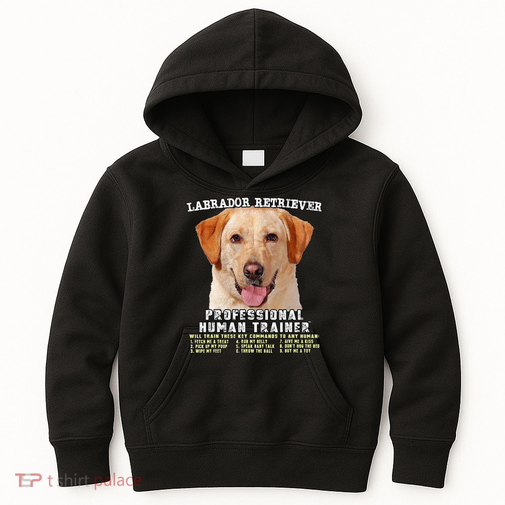 Labrador Retriever Yellow Lab Professional Human Trainer Kids Hoodie