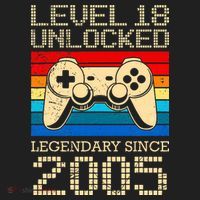 Legendary Since 2005 18 Years 18th Birthday Women's Sweatshirt thumb 2