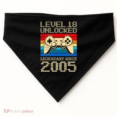 Legendary Since 2005 18 Years 18th Birthday USA-Made Doggie Bandana