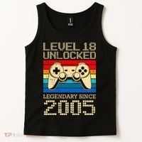 Legendary Since 2005 18 Years 18th Birthday Tank Top thumb 2