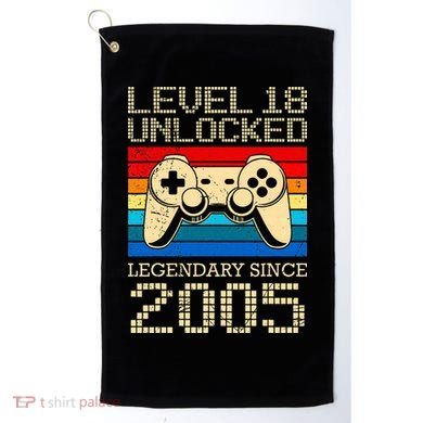 Legendary Since 2005 18 Years 18th Birthday Golf Towel