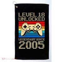 Legendary Since 2005 18 Years 18th Birthday Golf Towel thumb 0