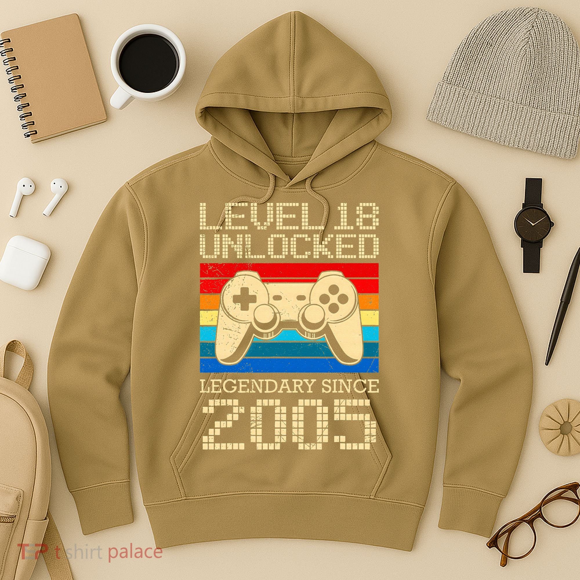 Legendary Since 2005 18 Years 18th Birthday Hoodie