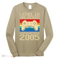 Legendary Since 2005 18 Years 18th Birthday Long Sleeve Shirt thumb 0
