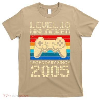 Legendary Since 2005 18 Years 18th Birthday T-Shirt