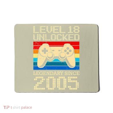 Legendary Since 2005 18 Years 18th Birthday Mousepad