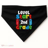 Level Start 2nd Grade Gaming USA-Made Doggie Bandana thumb 0