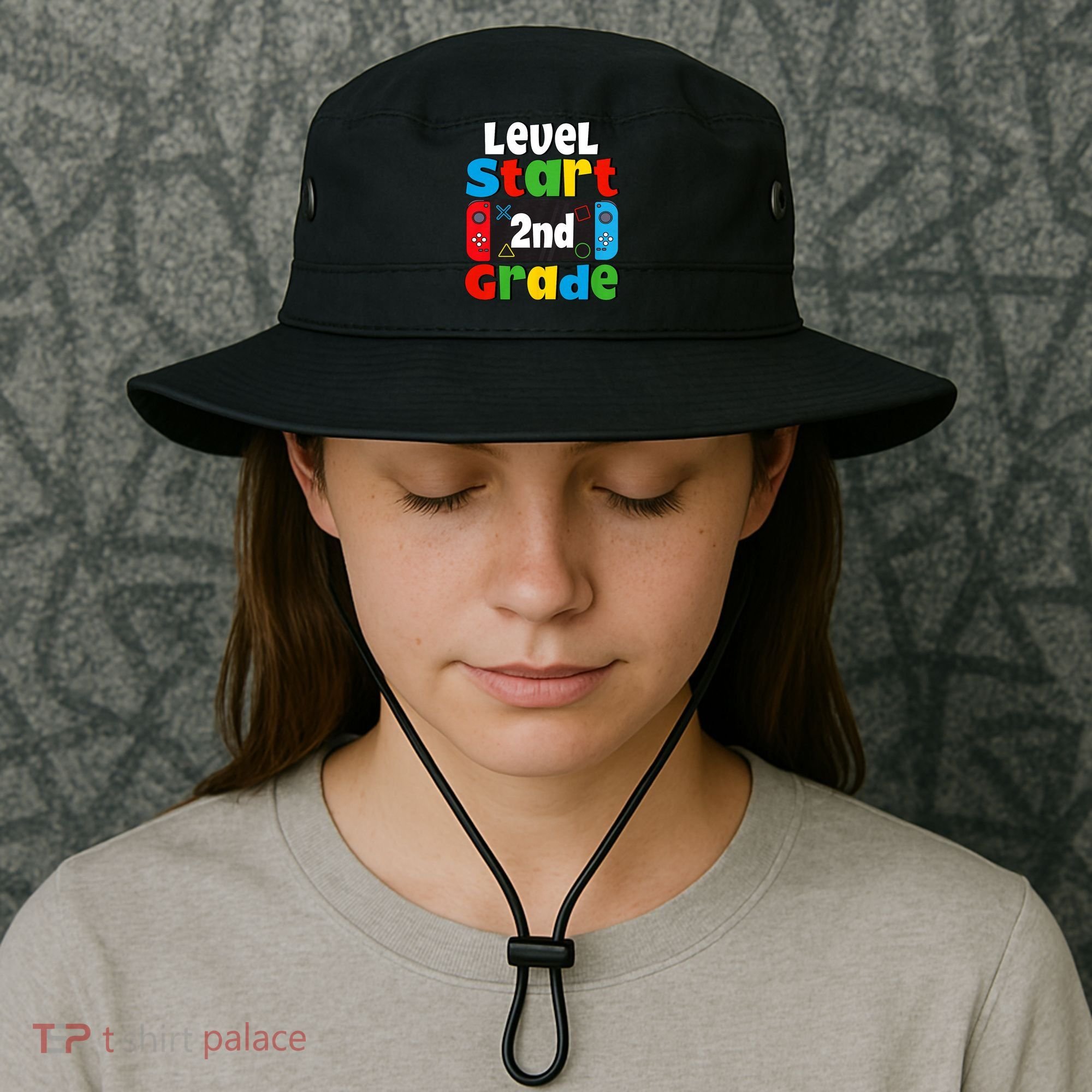 Level Start 2nd Grade Gaming Bucket Hat