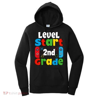 Level Start 2nd Grade Gaming Women's Hoodie