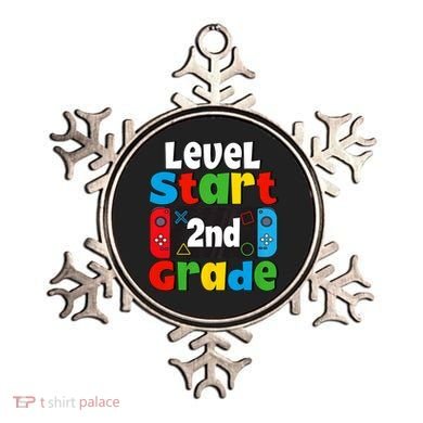 Level Start 2nd Grade Gaming Ornament
