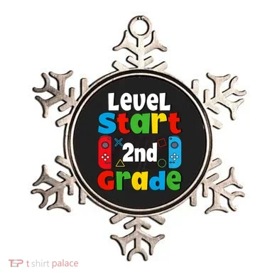 Level Start 2nd Grade Gaming Ornament