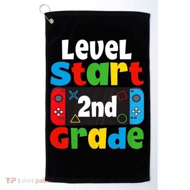 Level Start 2nd Grade Gaming Golf Towel