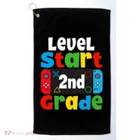 Level Start 2nd Grade Gaming Golf Towel thumb 0