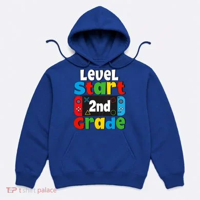 Level Start 2nd Grade Gaming Hoodie