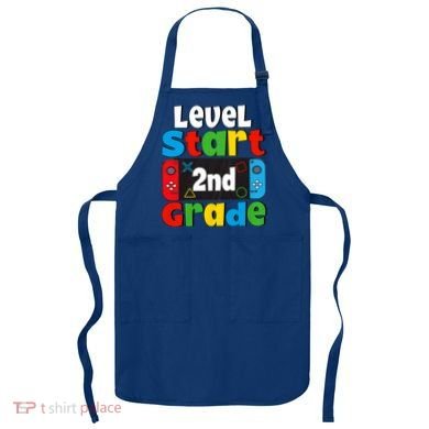 Level Start 2nd Grade Gaming Apron