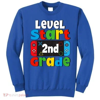 Level Start 2nd Grade Gaming Sweatshirt