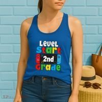 Level Start 2nd Grade Gaming Women's Tank Top thumb 2
