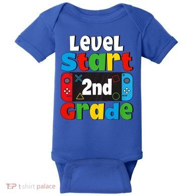 Level Start 2nd Grade Gaming Baby Bodysuit