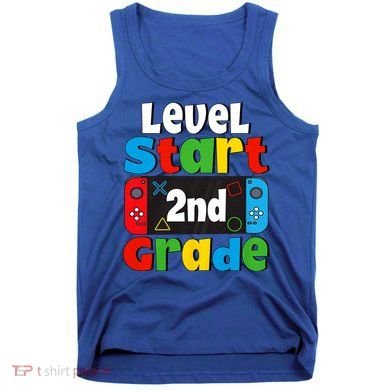Level Start 2nd Grade Gaming Tank Top