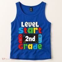 Level Start 2nd Grade Gaming Tank Top thumb 2