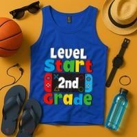 Level Start 2nd Grade Gaming Tank Top thumb 4