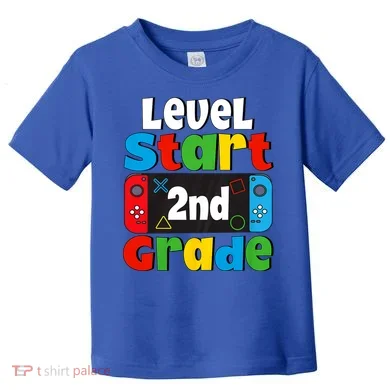 Level Start 2nd Grade Gaming Toddler T-Shirt