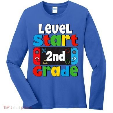 Level Start 2nd Grade Gaming Women's Long Sleeve Shirt