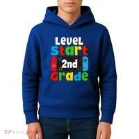 Level Start 2nd Grade Gaming Kids Hoodie thumb 4