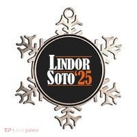 Lindor Soto 25 New York Fan Ornament thumb 0
