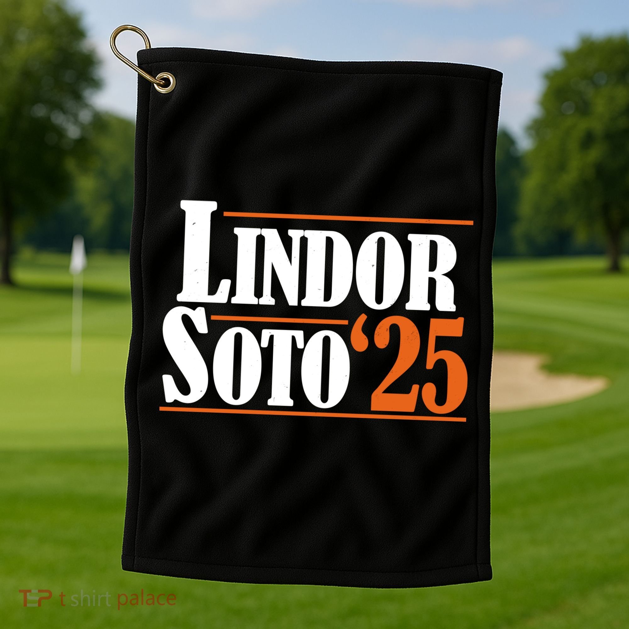 Lindor Soto 25 New York Fan Golf Towel