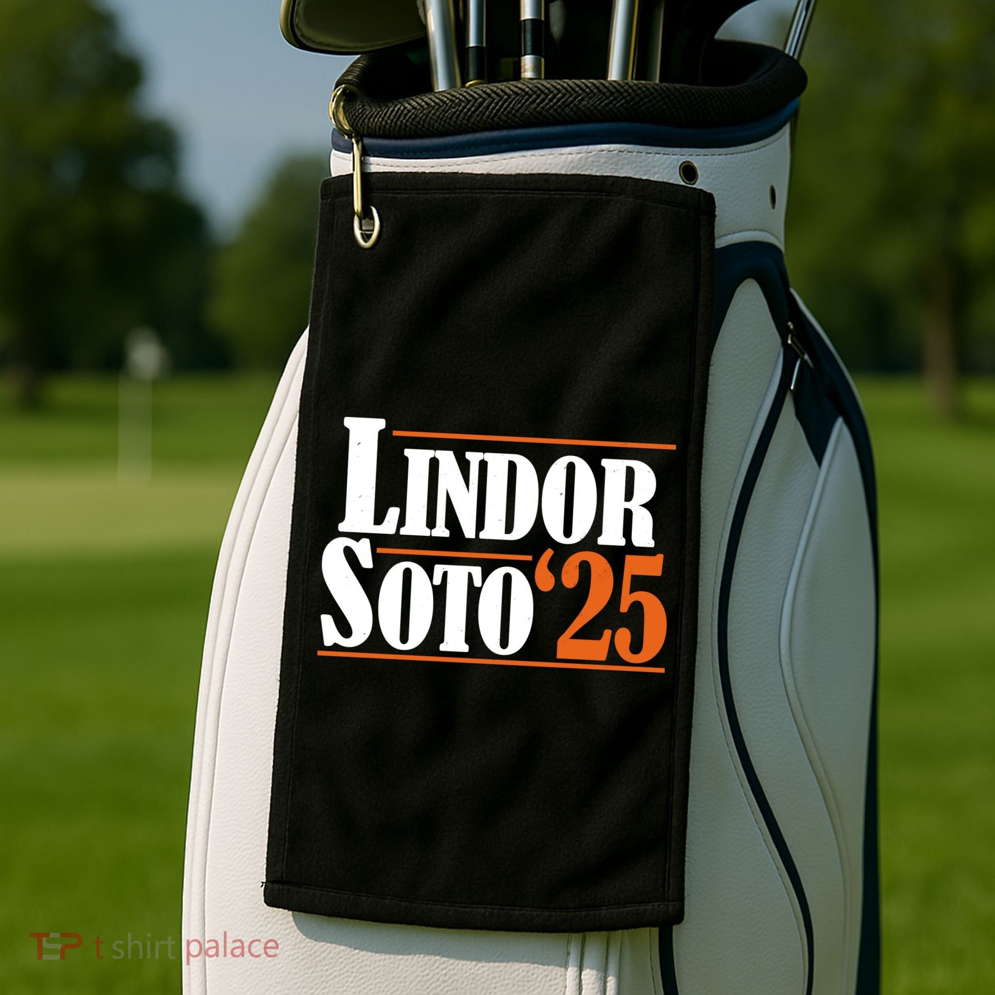 Lindor Soto 25 New York Fan Golf Towel