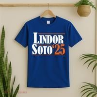 Lindor Soto 25 New York Fan T-Shirt thumb 2