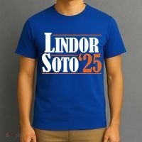 Lindor Soto 25 New York Fan T-Shirt thumb 3