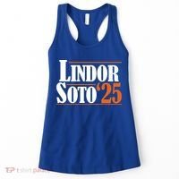 Lindor Soto 25 New York Fan Women's Tank Top thumb 0