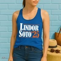Lindor Soto 25 New York Fan Women's Tank Top thumb 2