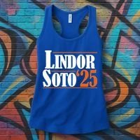 Lindor Soto 25 New York Fan Women's Tank Top thumb 3