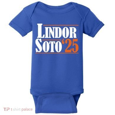 Lindor Soto 25 New York Fan Baby Bodysuit