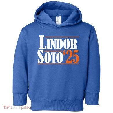 Lindor Soto 25 New York Fan Toddler Hoodie