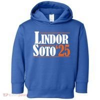 Lindor Soto 25 New York Fan Toddler Hoodie thumb 0