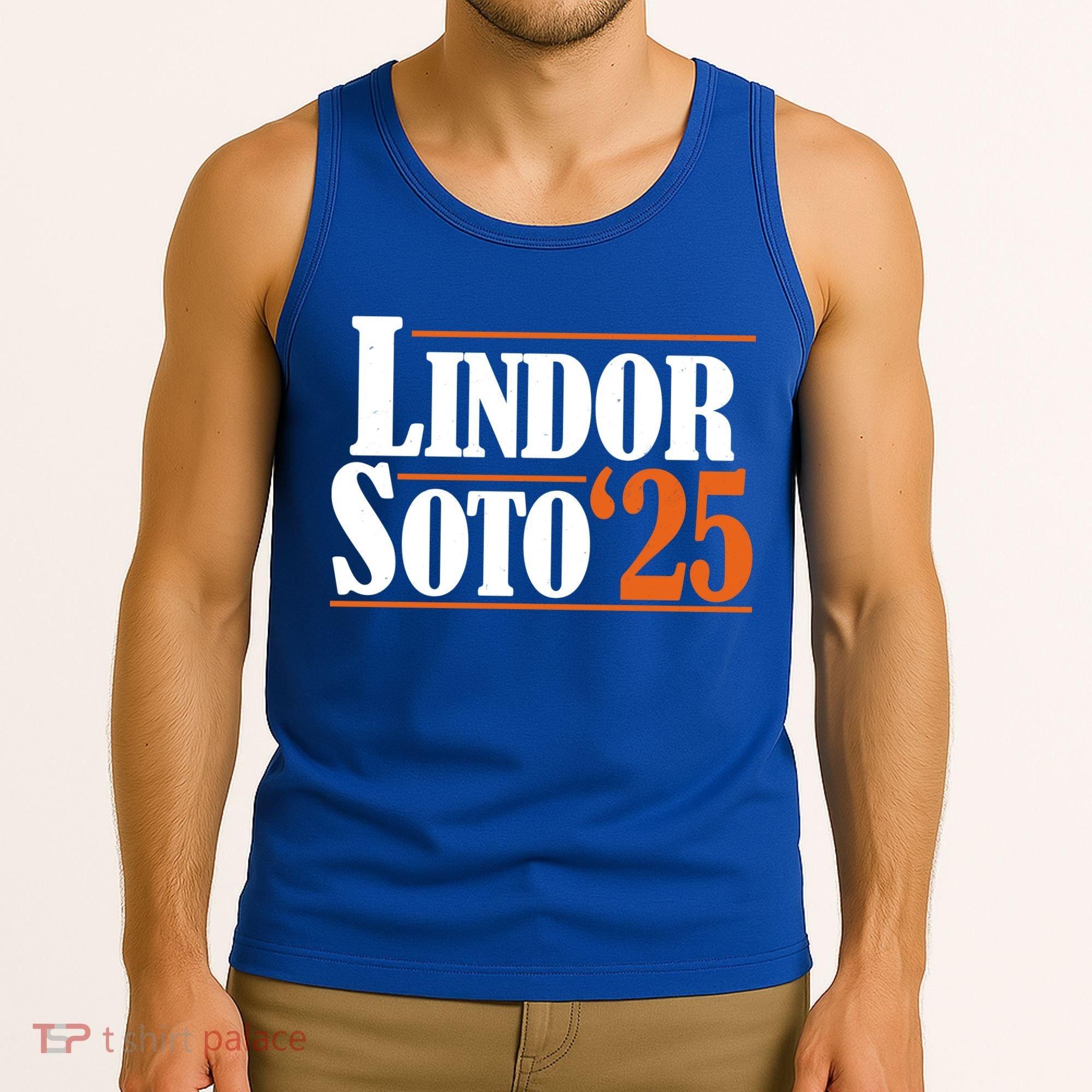 Lindor Soto 25 New York Fan Tank Top