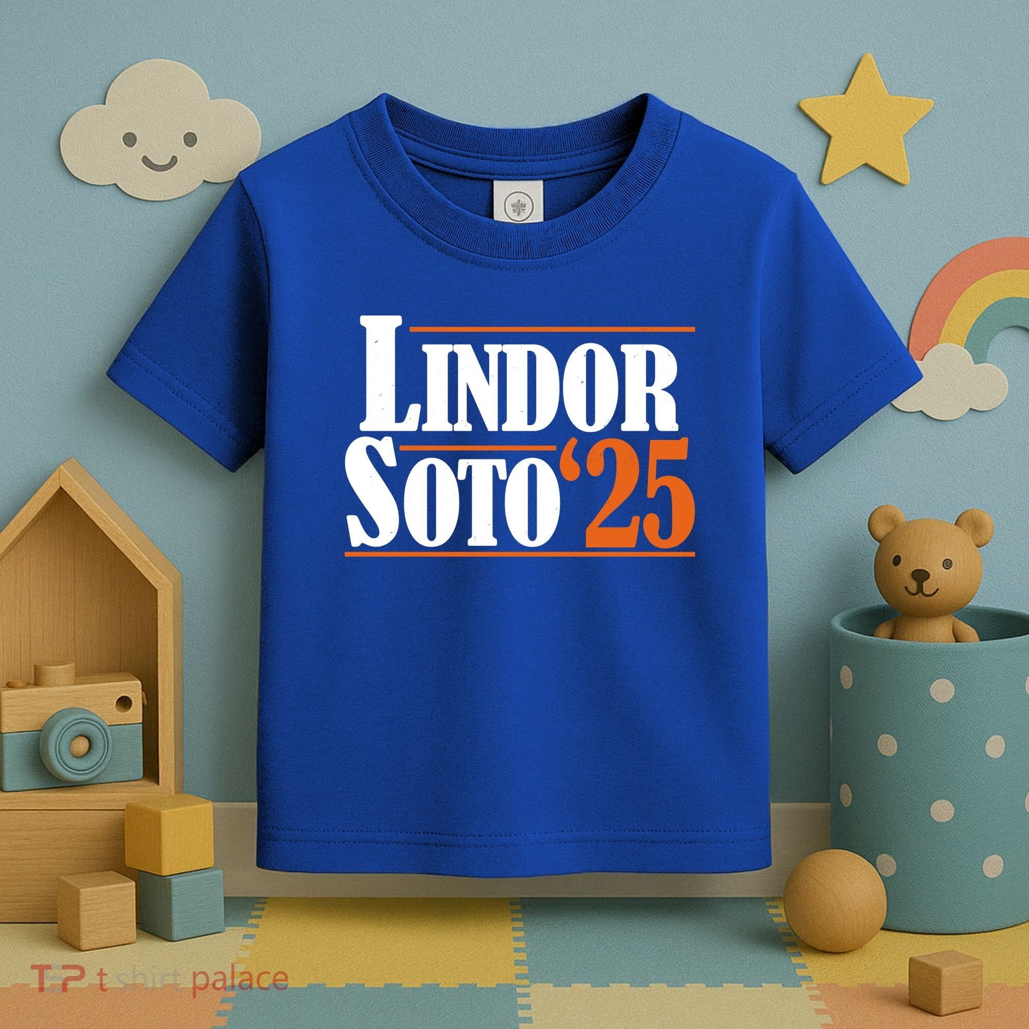 Lindor Soto 25 New York Fan Toddler T-Shirt