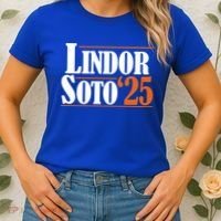 Lindor Soto 25 New York Fan Women's T-Shirt thumb 2