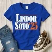 Lindor Soto 25 New York Fan Women's T-Shirt thumb 3