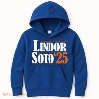 Lindor Soto 25 New York Fan Kids Hoodie thumb 0