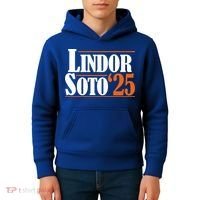 Lindor Soto 25 New York Fan Kids Hoodie thumb 4