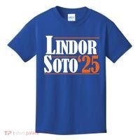 Lindor Soto 25 New York Fan Kids T-Shirt thumb 0