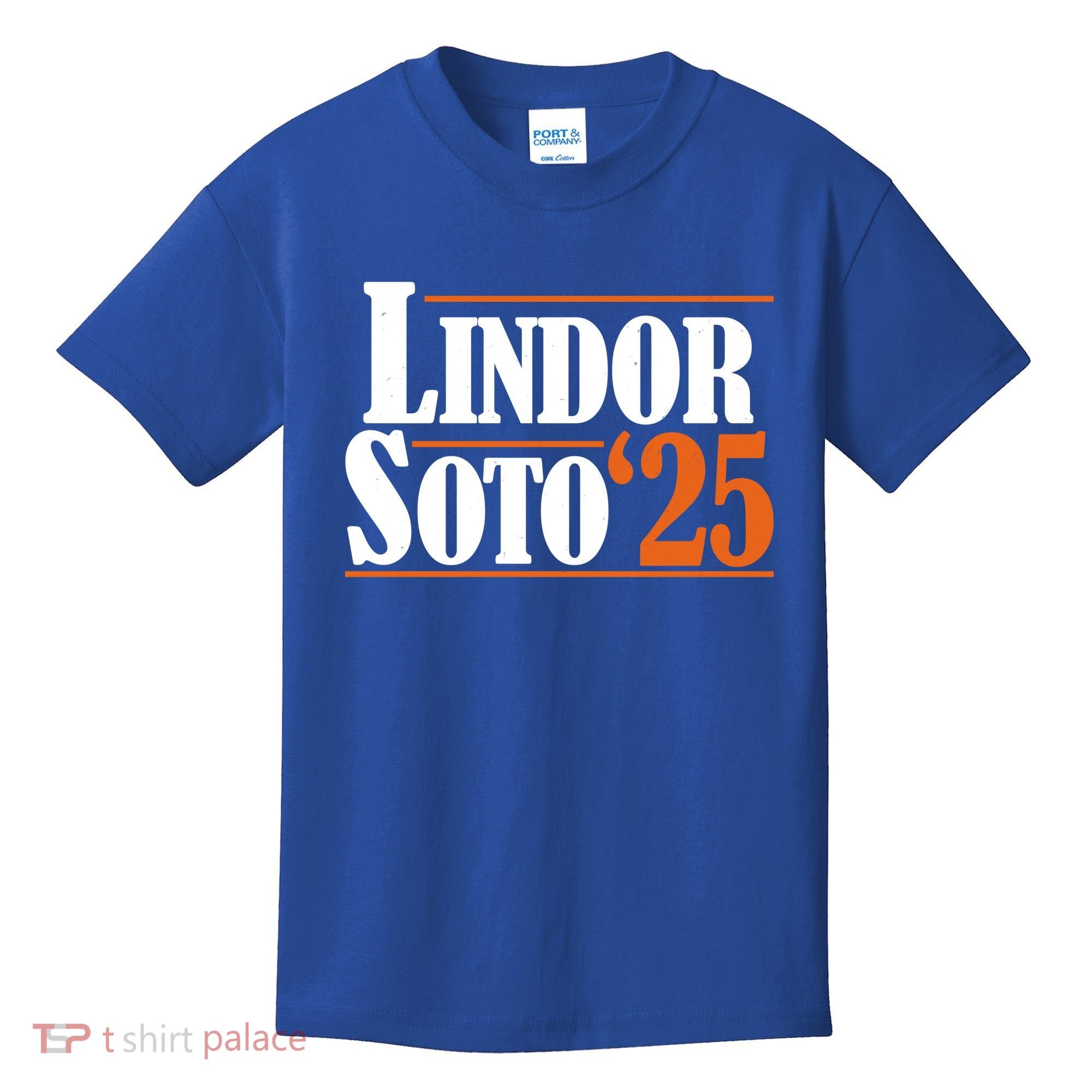 Lindor Soto 25 New York Fan Kids T-Shirt