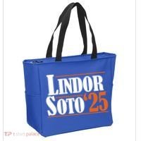 Lindor Soto 25 New York Fan Tote Bag thumb 2